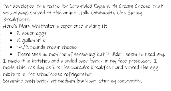 Pat McGinness’s Scrambled Eggs